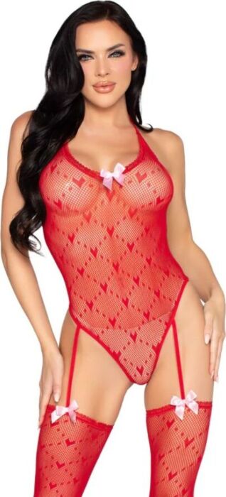 Body mit Lingerie Leg Avenue 89360 Rot Einzigartig