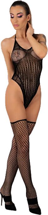 Bodystocking LIVCO Flammen Eleganz in Schwarz Bodystocking LIVCO Flammen Eleganz in Schwarz