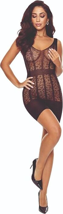 Bodystocking PASSION BS113 Schwarz Eleganz