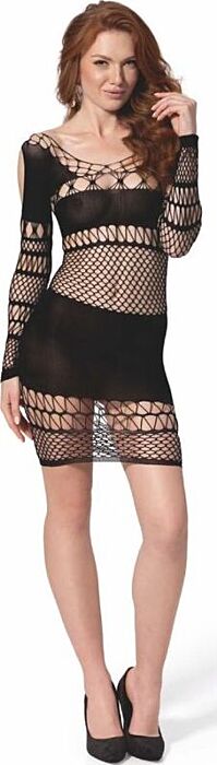 Bodystocking PASSION BS 105 Sexy Design Schwarz