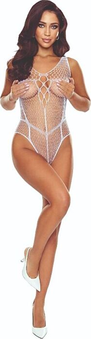 Bodystocking PASSION BS114 Weiß | Sinnliche Eleganz Bodystocking PASSION BS114 Weiß | Sinnliche Eleganz