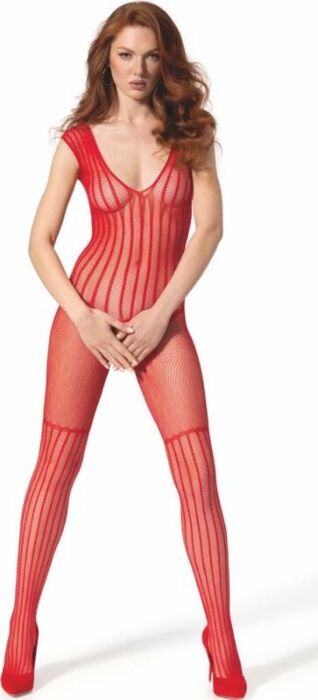 Bodystocking PASSION BS 103 Rot - Sensualer Look
