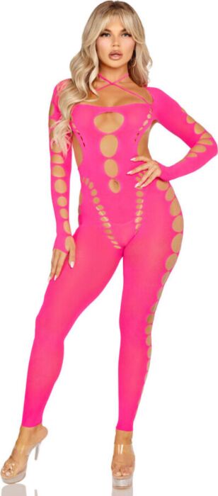 Bodystocking Leg Avenue Rosa Rückenfrei Bodystocking Leg Avenue Rosa Rückenfrei