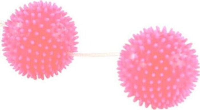 Rosa Texturierte Bälle Tiefe Freude