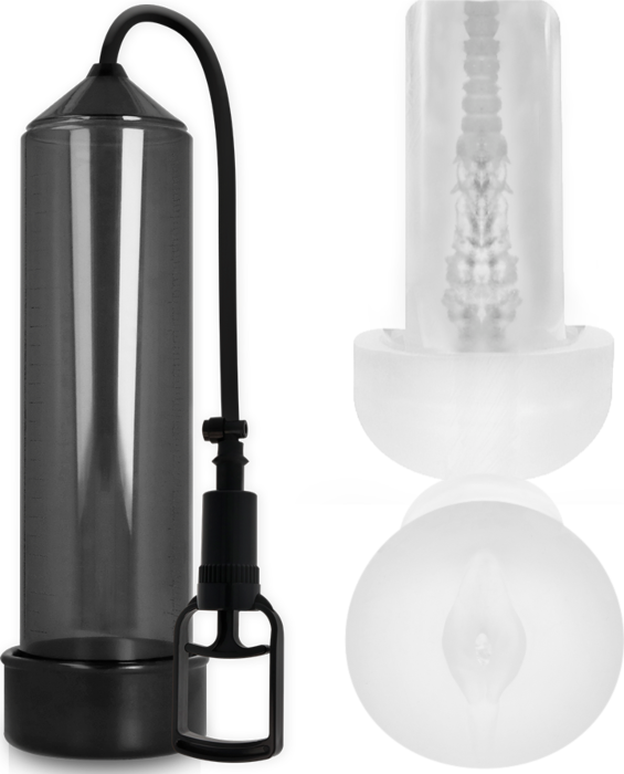 Pumpe RX7 Pump Addicted mit Masturbator schwarz