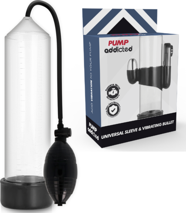Pumpe für Erektion Pump Addicted RX3 mit Vibrator
