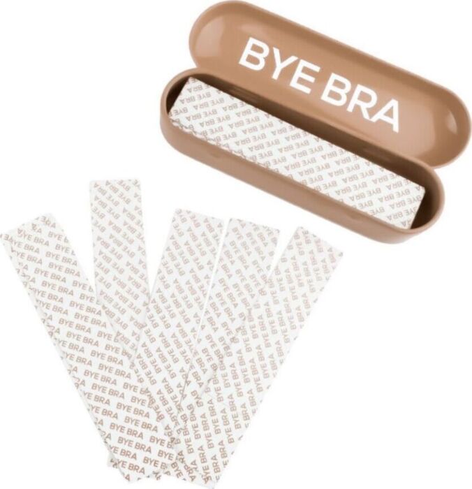 BYE-BRA - DRESS TAPE WITH METAL BOX ONE SIZE BYE-BRA - DRESS TAPE WITH METAL BOX ONE SIZE