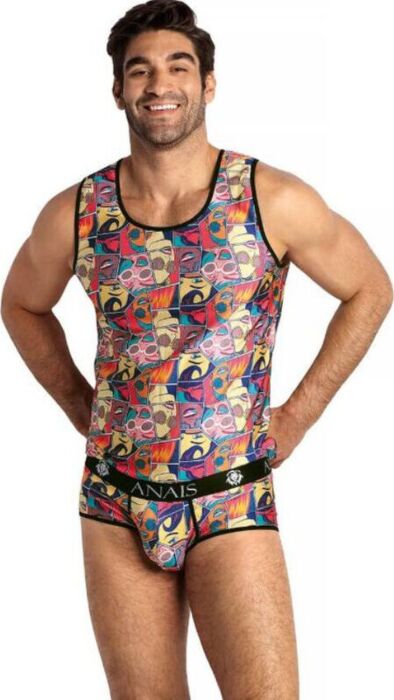 T-Shirt ANAIS MEN Comics Top XL - Sexy Druck T-Shirt ANAIS MEN Comics Top XL - Sexy Druck