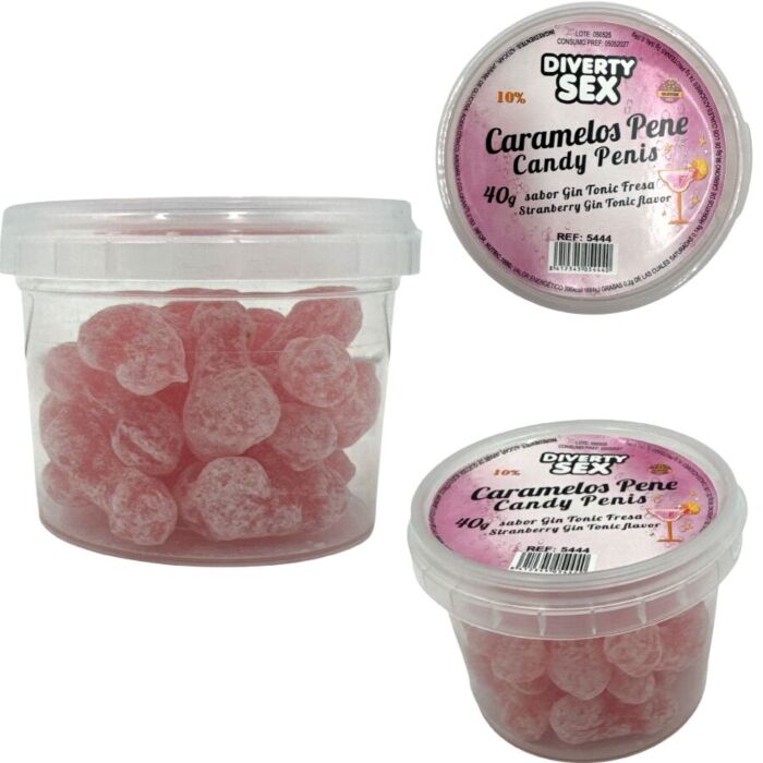 Caramelos Diablo Picante Gin Tonic - Lustige Form
