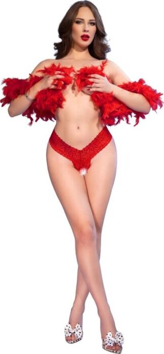 Offener Crotch Tanga CHILIROSE CR 4885 – Verführerisches Spitzen-Design Offener Crotch Tanga CHILIROSE CR 4885 – Verführerisches Spitzen-Design