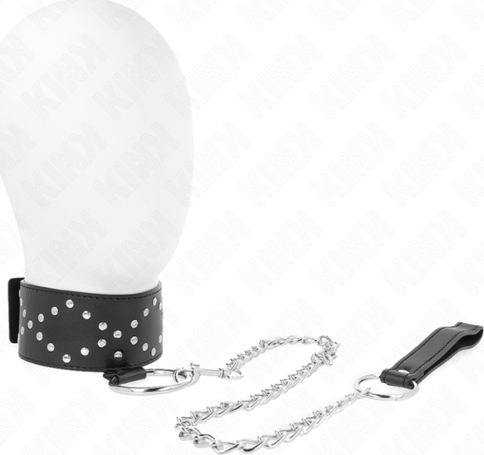 BDSM Collar KINK Modell 3 mit Silber-Nieten