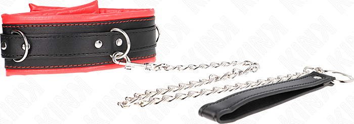 BDSM Collar KINK 65 cm mit verstellbarer Leine