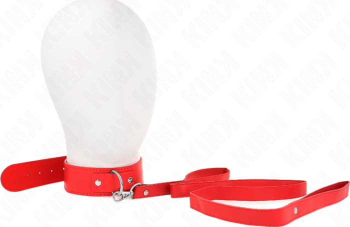 Collar mit Leine KINK Rot 116 cm Elegant Collar mit Leine KINK Rot 116 cm Elegant