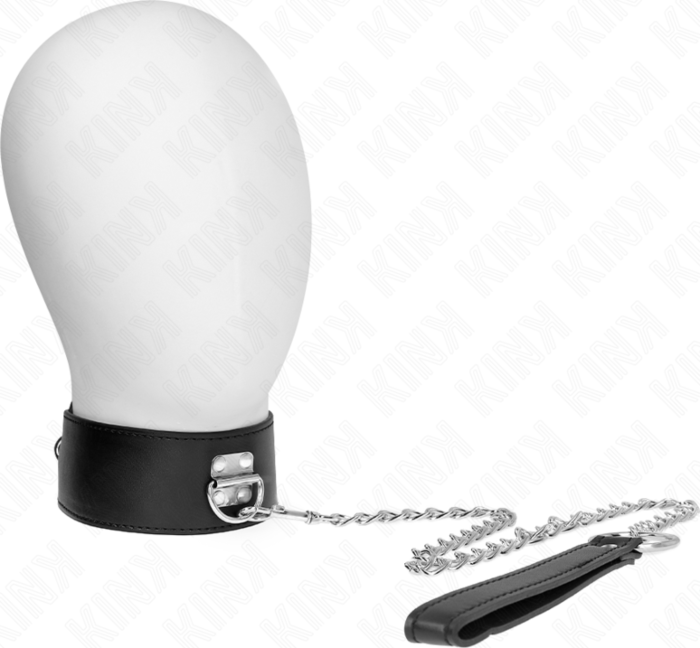 BDSM Collar KINK mit 65 cm verstellbar schwarz