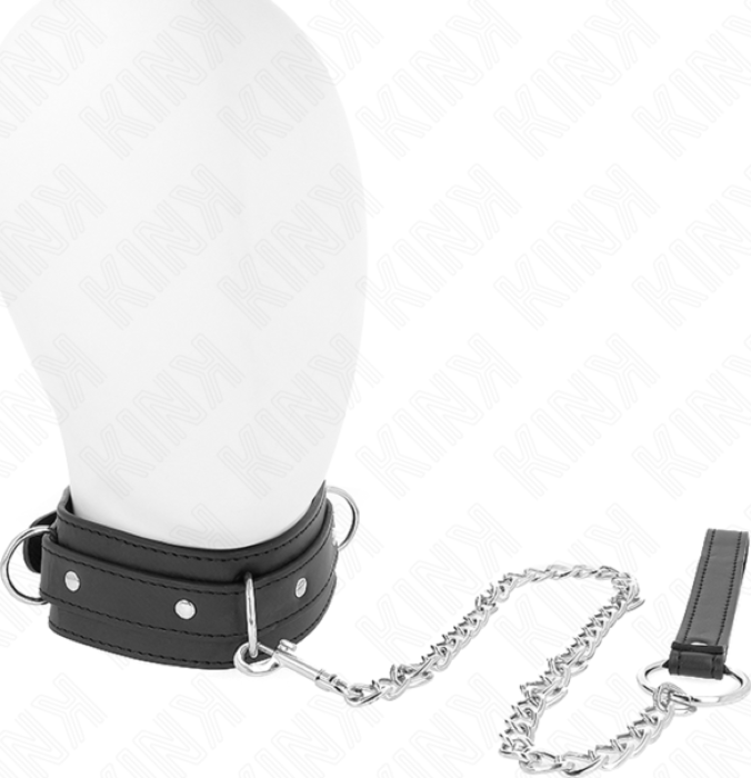 BDSM Collar KINK mit Leine 65 cm verstellbar