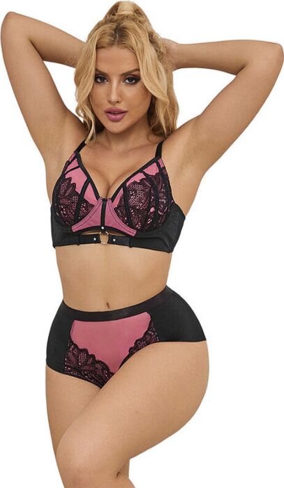 Lingerie SUBBLIME 955588 Push-Up Rosa Sensual Lingerie SUBBLIME 955588 Push-Up Rosa Sensual