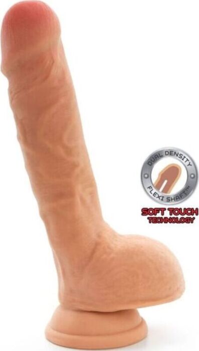 GET REAL Dual Density Dildo 18 cm mit Saugnapf