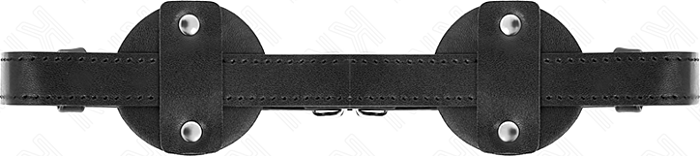 Antifaz BDSM KINK Masked Allure Rot 5.9 cm