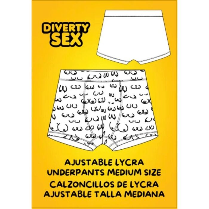 Boxershorts Diablo Picante Medium Größe mit Brustdesign Boxershorts Diablo Picante Medium Größe mit Brustdesign