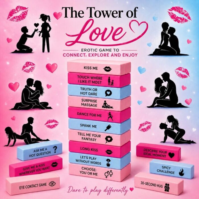 Spiele für Paare DIVERTY SEX LOVE TOWER GAME mit erotischen Herausforderungen Spiele für Paare DIVERTY SEX LOVE TOWER GAME mit erotischen Herausforderungen