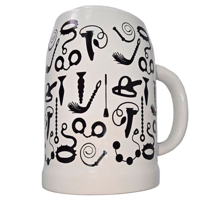 Keramiktasse Diablo Picante mit erotischen Illustrationen Keramiktasse Diablo Picante mit erotischen Illustrationen