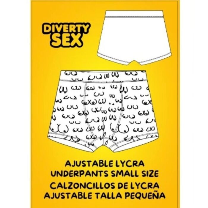 Boxer Shorts Diablo Picante Small Size mit Brustdesign Boxer Shorts Diablo Picante Small Size mit Brustdesign