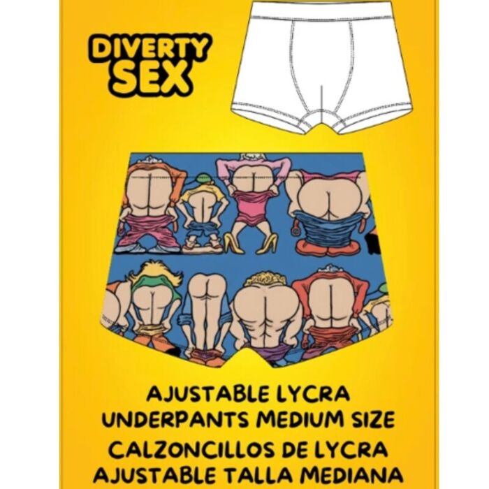 Boxer Shorts Diablo Picante Small Size Buttocks mit lustigem Design Boxer Shorts Diablo Picante Small Size Buttocks mit lustigem Design