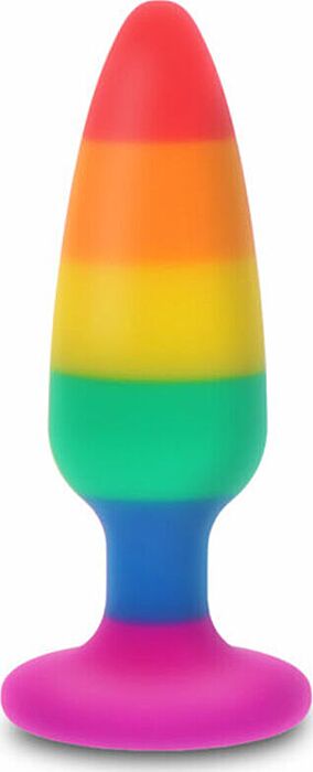 Dildo Anal PRIDE HUNK 10,5 cm Regenbogenfarben