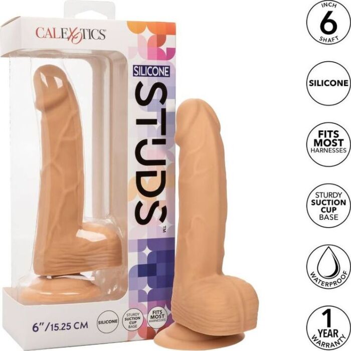 Dildo Calexotics Silicone Studs 15,24 cm Realistisch