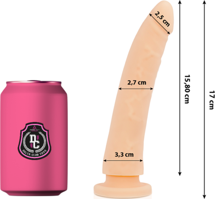 Dildo DELTACLUB 17 cm Realistisch Silikon Dildo DELTACLUB 17 cm Realistisch Silikon