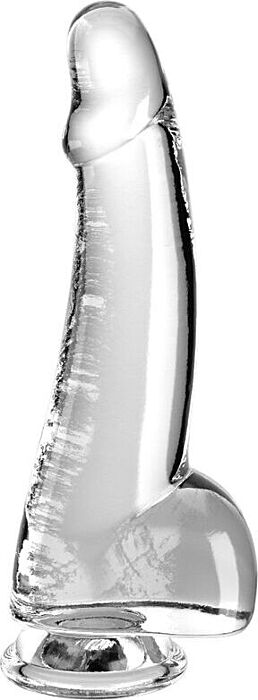 Dildo KING COCK 15.2 cm Transparent mit Testikeln Dildo KING COCK 15.2 cm Transparent mit Testikeln
