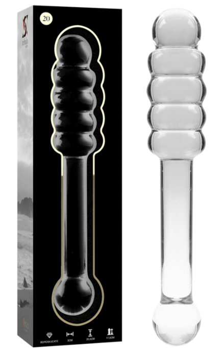 Dildo NEBULA SERIES BY IBIZA Modell 20 aus Borosilikatglas