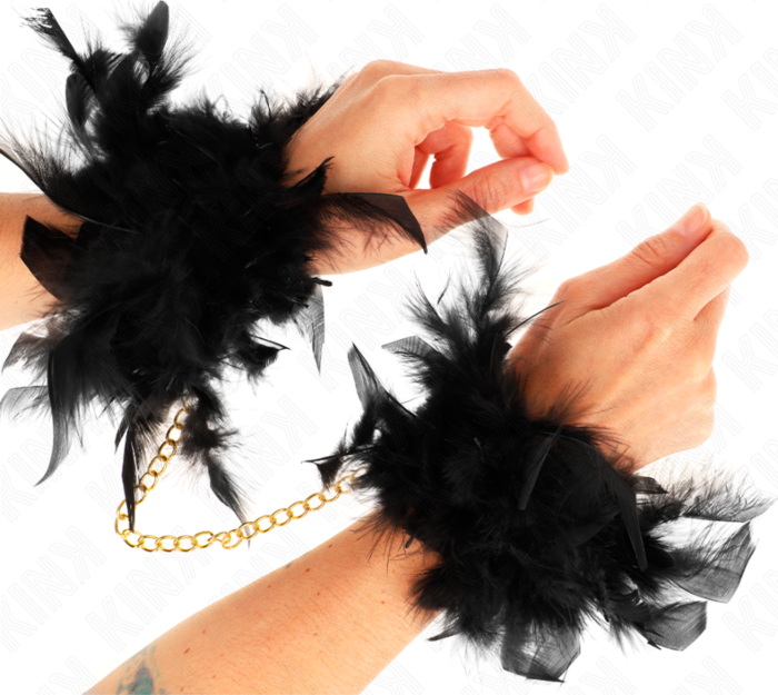 BDSM Esposas KINK Schwarz Goldene Kette