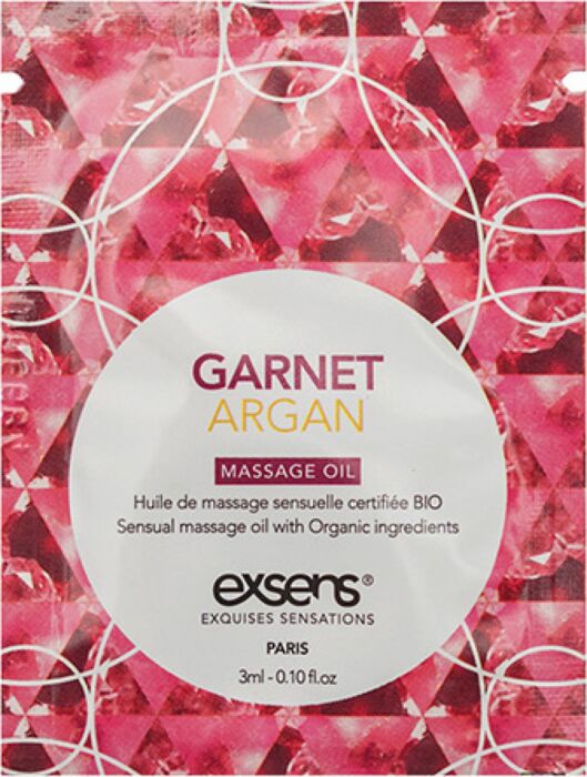 Garnet Argan Massage Oil 3ml.