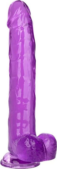 Realistischer lila Jelly-Dildo 30,5 cm: Vibrant Genuss
