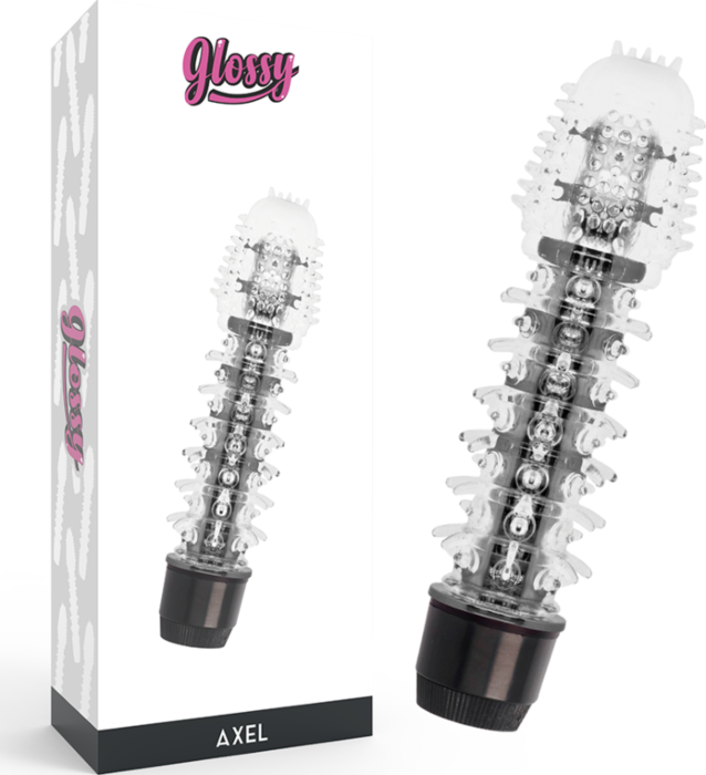 Schwarzer glänzender Vibrator Axel Schwarzer glänzender Vibrator Axel
