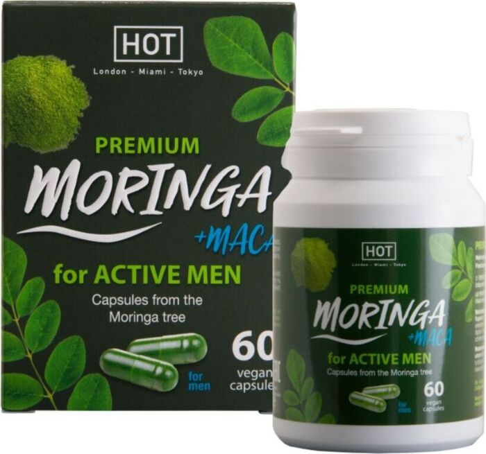 Kapseln für Männer HOT Moringa Man - Unterstützung der Vitalität Kapseln für Männer HOT Moringa Man - Unterstützung der Vitalität