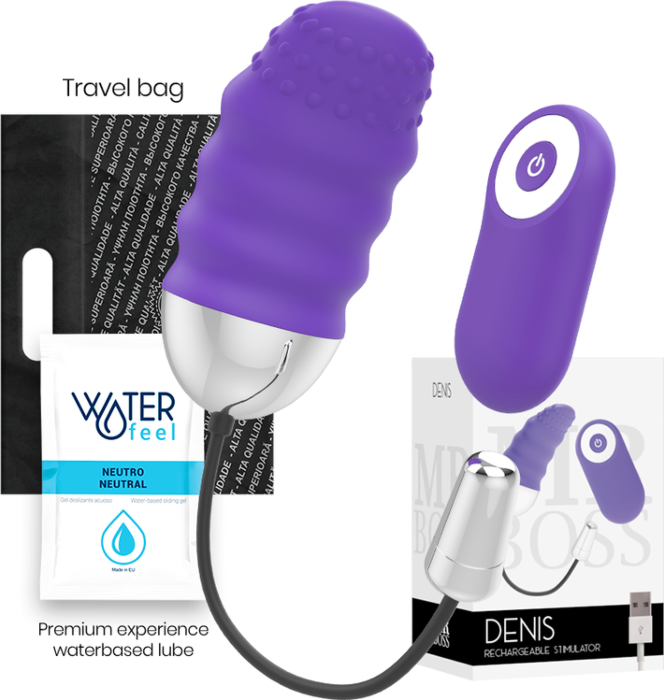 Eier Vibrator MR. BOSS DENIS mit Fernbedienung und 10 Modi Eier Vibrator MR. BOSS DENIS mit Fernbedienung und 10 Modi