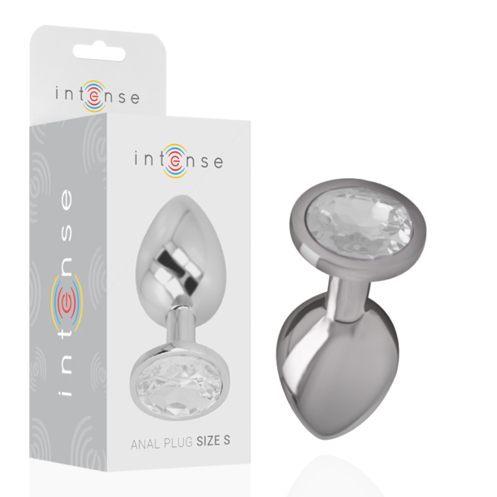 Anal Plug INTENSE Aluminium mit Kristall Anal Plug INTENSE Aluminium mit Kristall