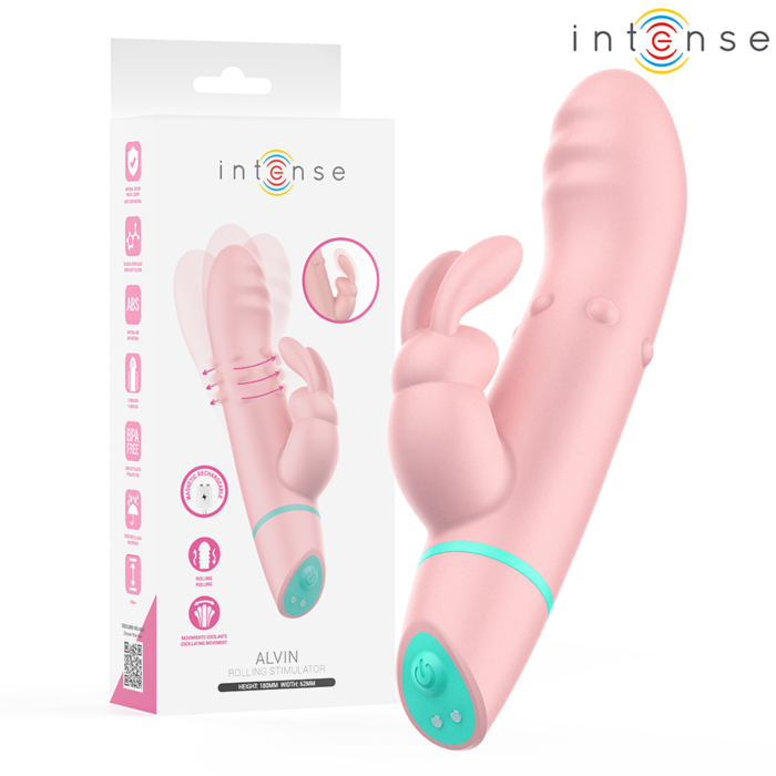 Rabbit-Vibrator INTENSE HIGH TECH Alvin mit oszillierender Funktion Rabbit-Vibrator INTENSE HIGH TECH Alvin mit oszillierender Funktion