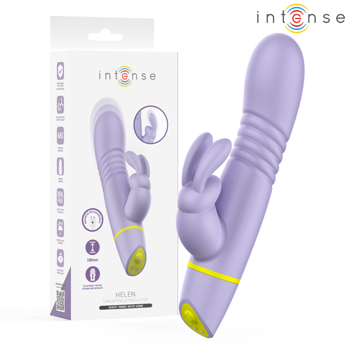 Vibrador Rabbit INTENSE HIGH TECH Helen mit Thrusting-Funktion Vibrador Rabbit INTENSE HIGH TECH Helen mit Thrusting-Funktion