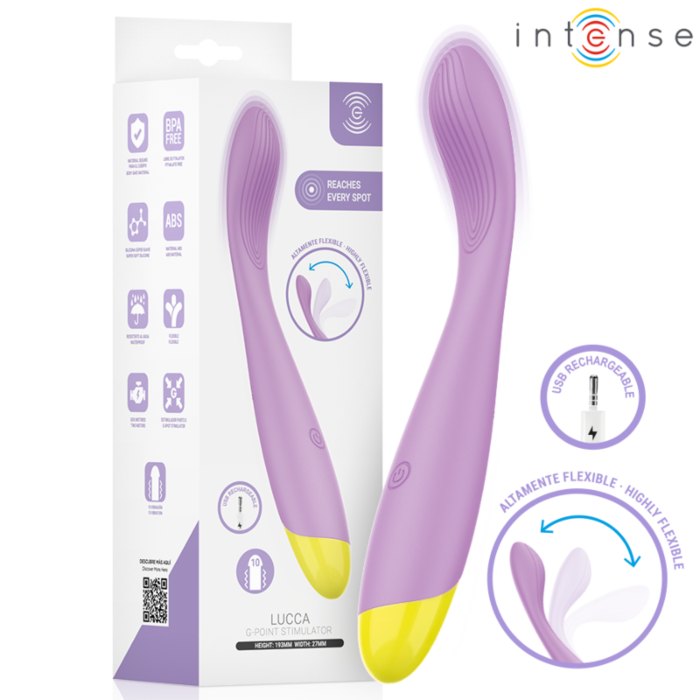 Vibrator INTENSE LUCCA flexibler G-Punkt Stimulator Vibrator INTENSE LUCCA flexibler G-Punkt Stimulator