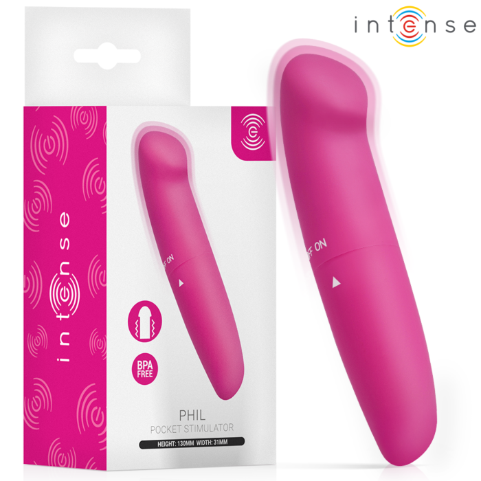 INTENSE FUN TOYS PHIL G-Punkt-Vibrator Pink 13 cm