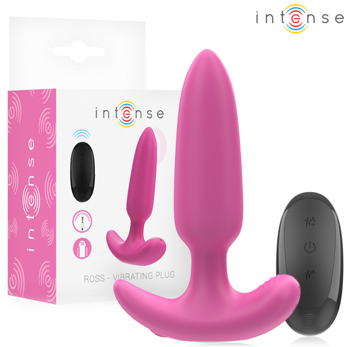 Anal Plug INTENSE ROSS mit 10 Vibrationsmodi und Fernbedienung Anal Plug INTENSE ROSS mit 10 Vibrationsmodi und Fernbedienung