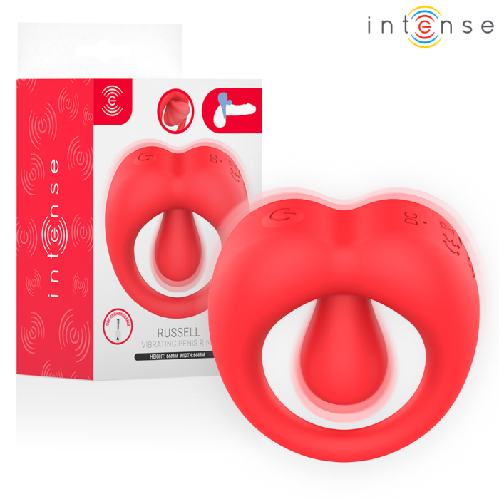 Vibrationsring INTENSE FOR HIM RUSSELL mit Klitorisstimulator Vibrationsring INTENSE FOR HIM RUSSELL mit Klitorisstimulator