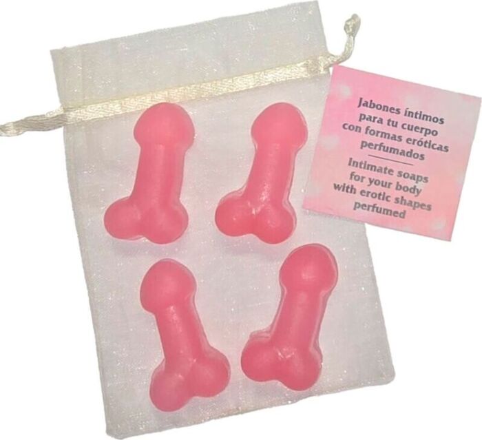 Mini Jabones Diablo Picante Pene Rosa - Lustige Geschenke
