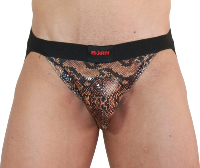 Jockstrap BURN 002 Jock Snake Schwarz - Sensualität