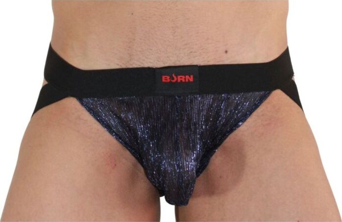 Jockstrap BURN 006 Blau/Schwarz XL - Sensualer Stil