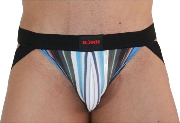 Jockstrap BURN 009 Multicolor Schwarz - Sinnliche Eleganz