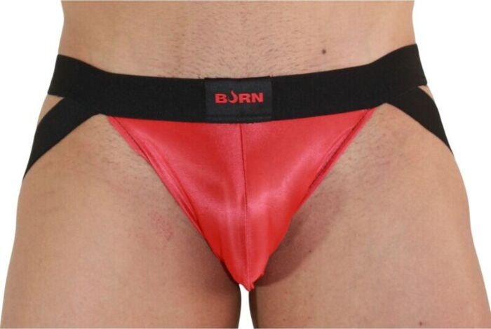 Jockstrap BURN 010 Rot/Schwarz XL - Elegante Komfort